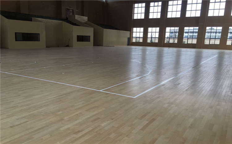 20厚運動體育地板主輔龍骨結構