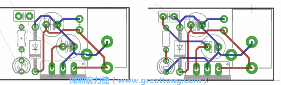 2.3. 下一步，進行布線并連接各個電源供應的連結點。